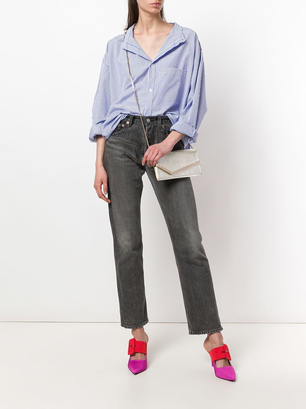 Jimmy Choo Women Emmie Glee Chain Pouch