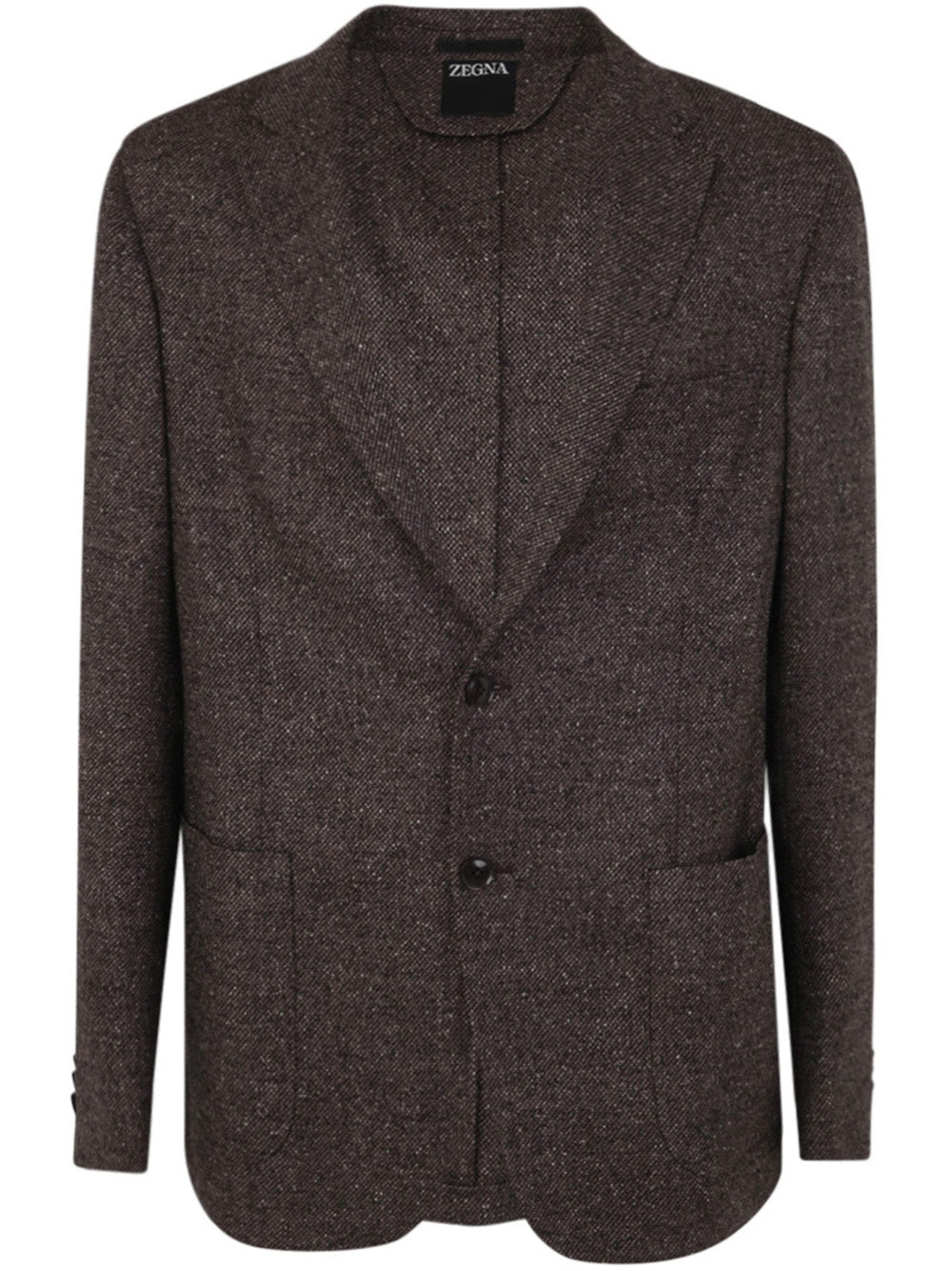 Zegna Men Wool And Silk Blend Jacket