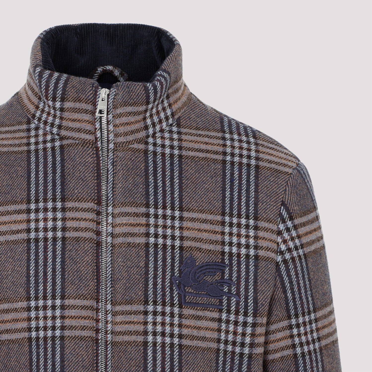 Etro Virgin Wool Padded Jacket Men