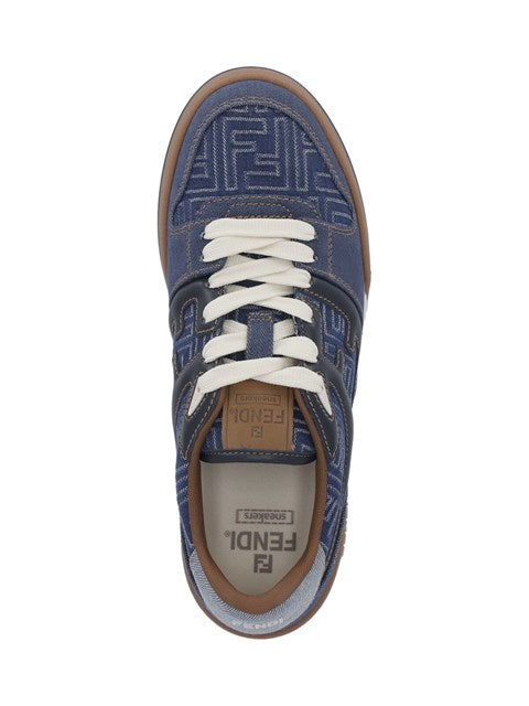Fendi Men "Match" Low-Top Sneakers