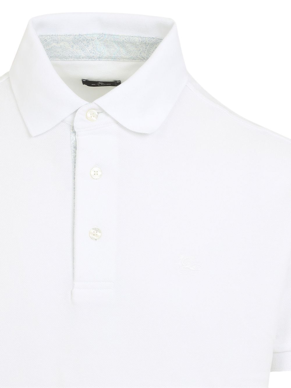 Etro Men Cotton Piqué Polo Shirt