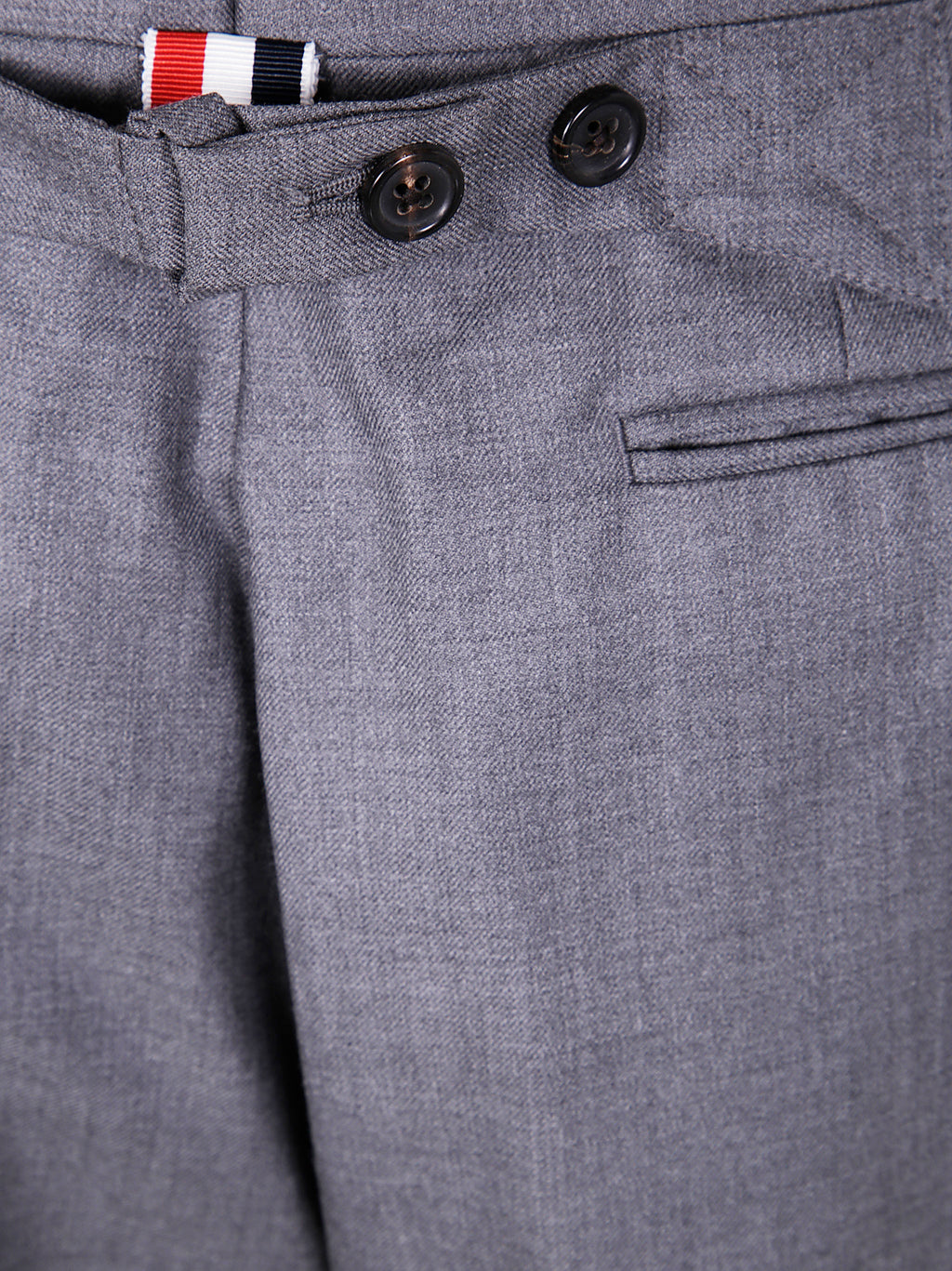 Thom Browne Men Fit 1 Back Strap Trouser In Super 120’S Twill