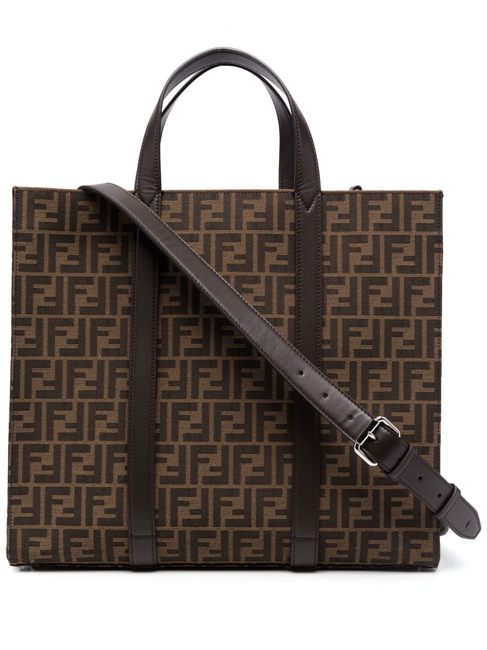 Fendi Men Ff Jacquard Shopper