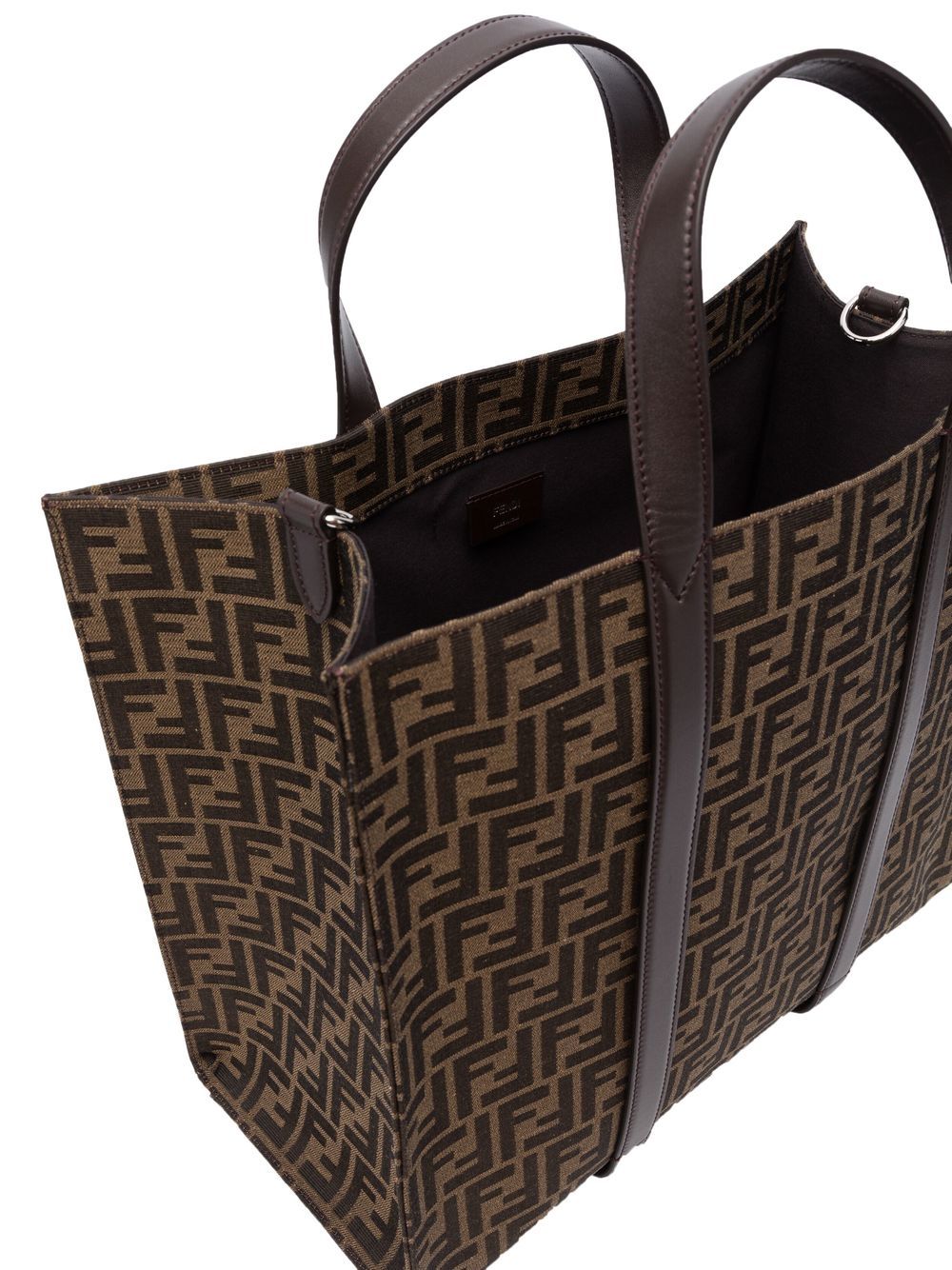Fendi Men Ff Jacquard Shopper