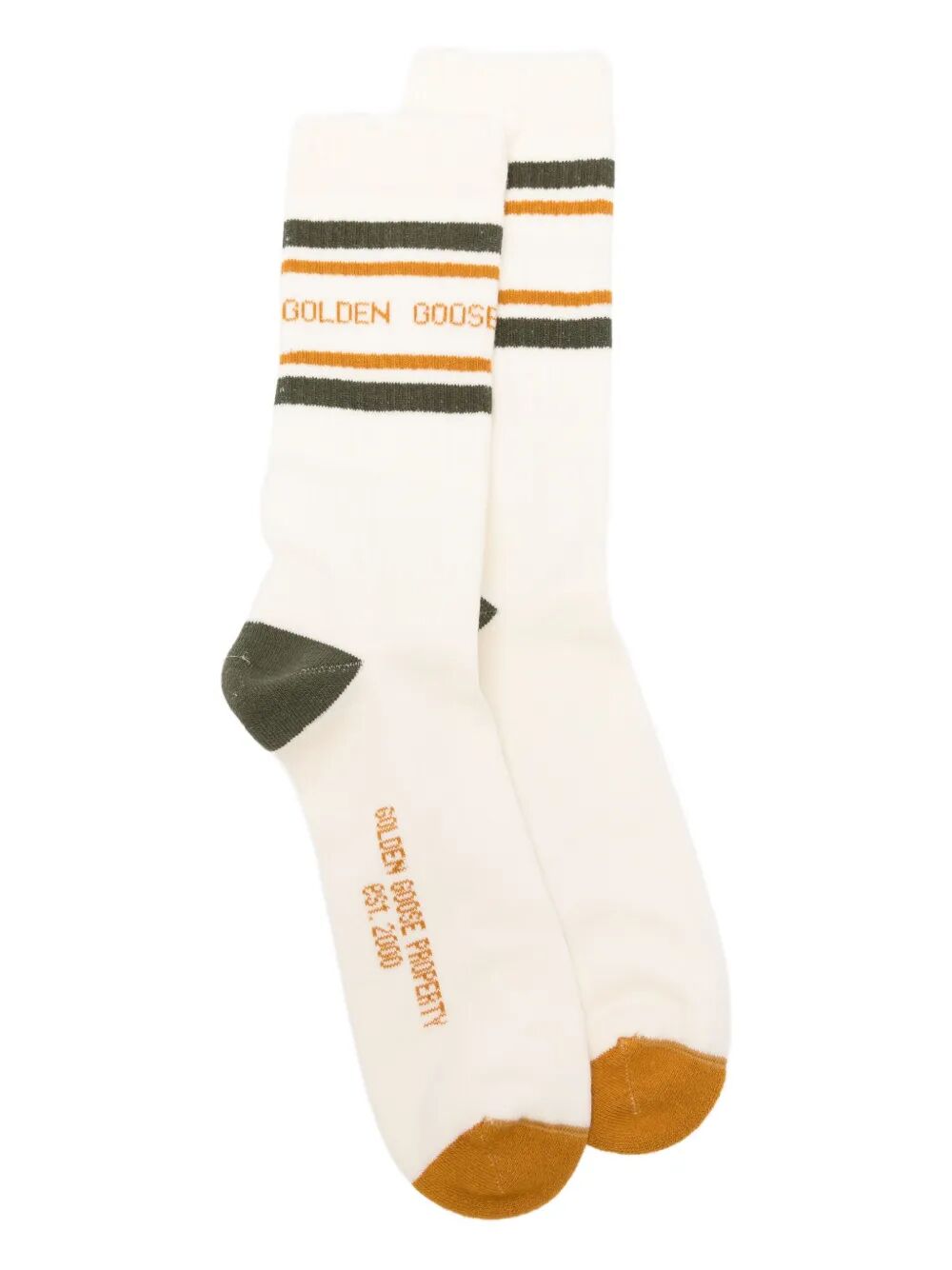Golden Goose Women Striped Cotton Socks
