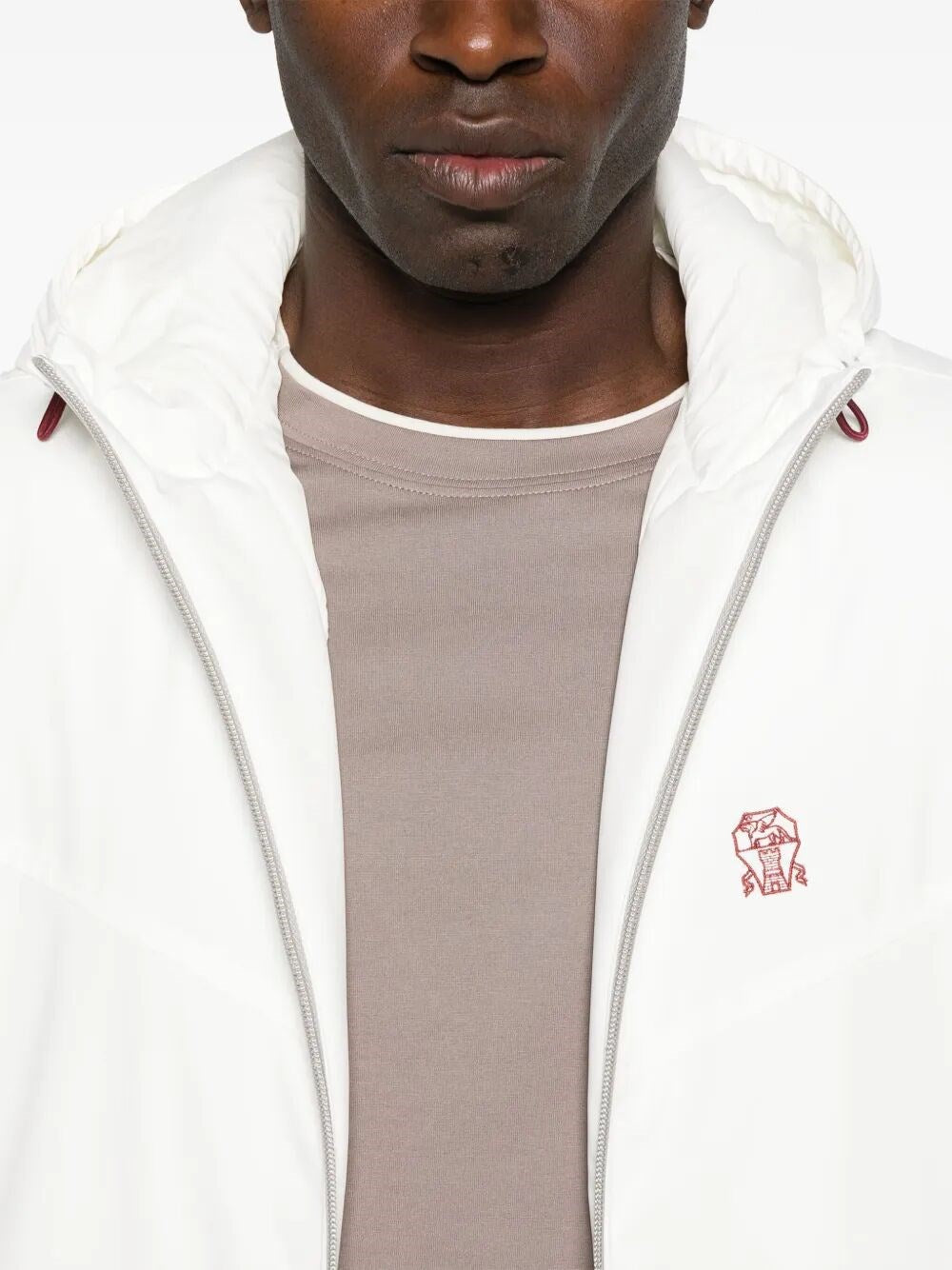 Brunello Cucinelli Men Nylon Vest With Padding