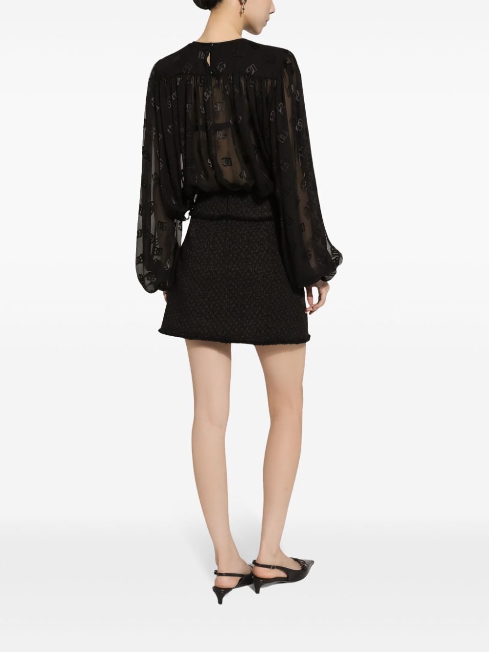 Dolce & Gabbana Women Gonna Raschel Tweed