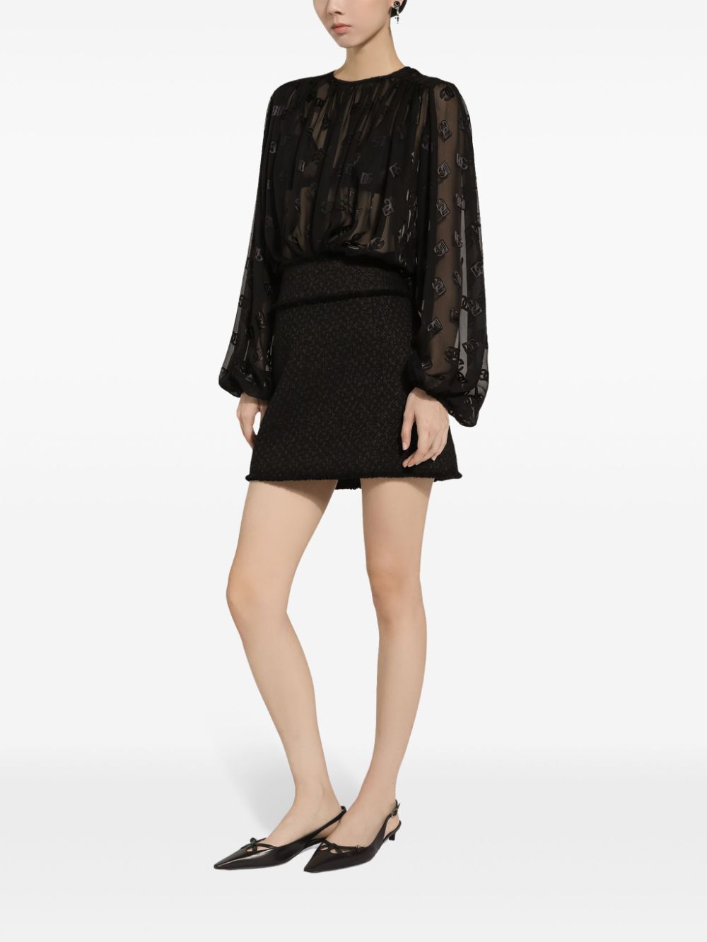 Dolce & Gabbana Women Gonna Raschel Tweed