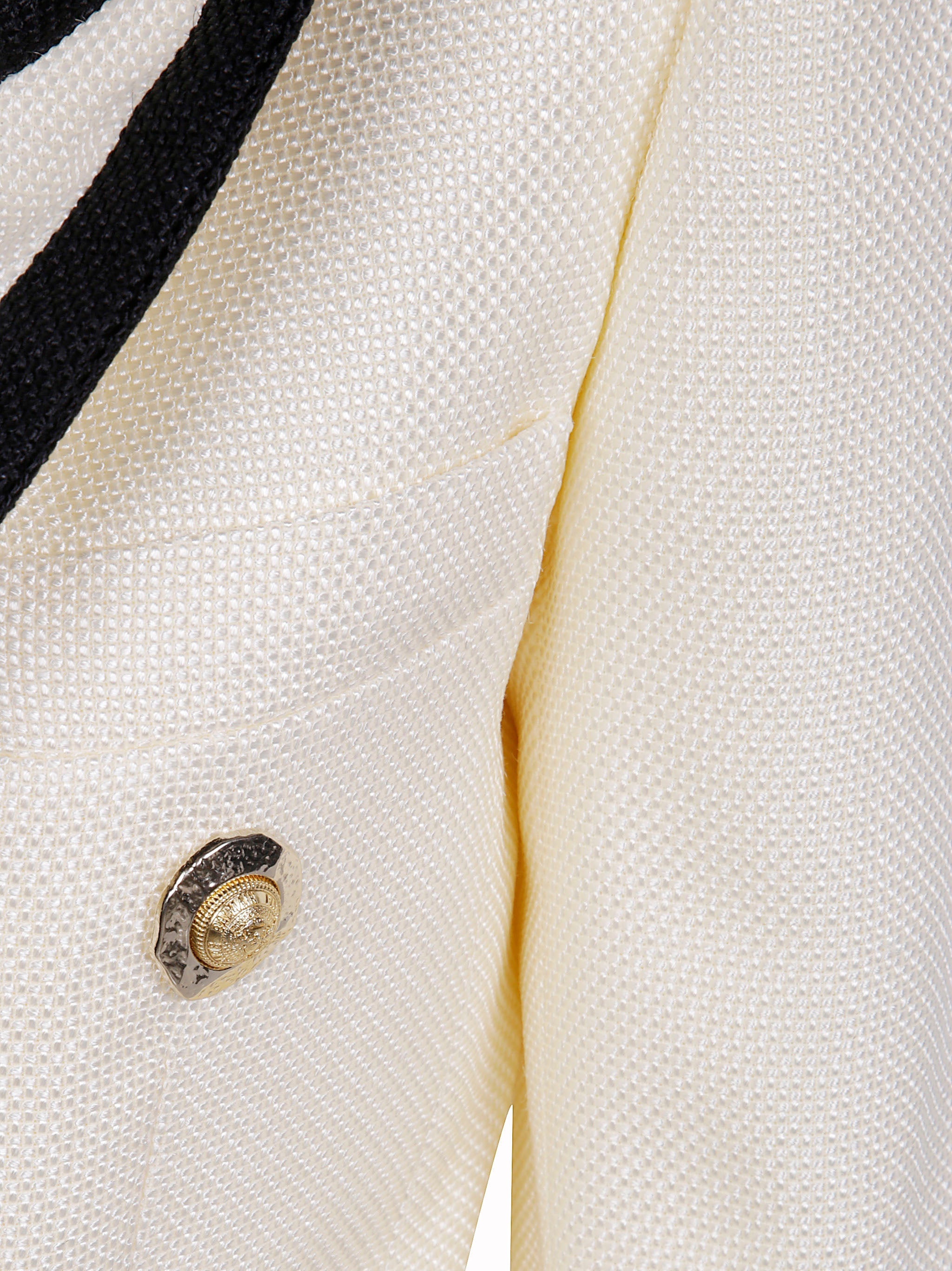 Balmain Women One Button Fitted Natte Jacket