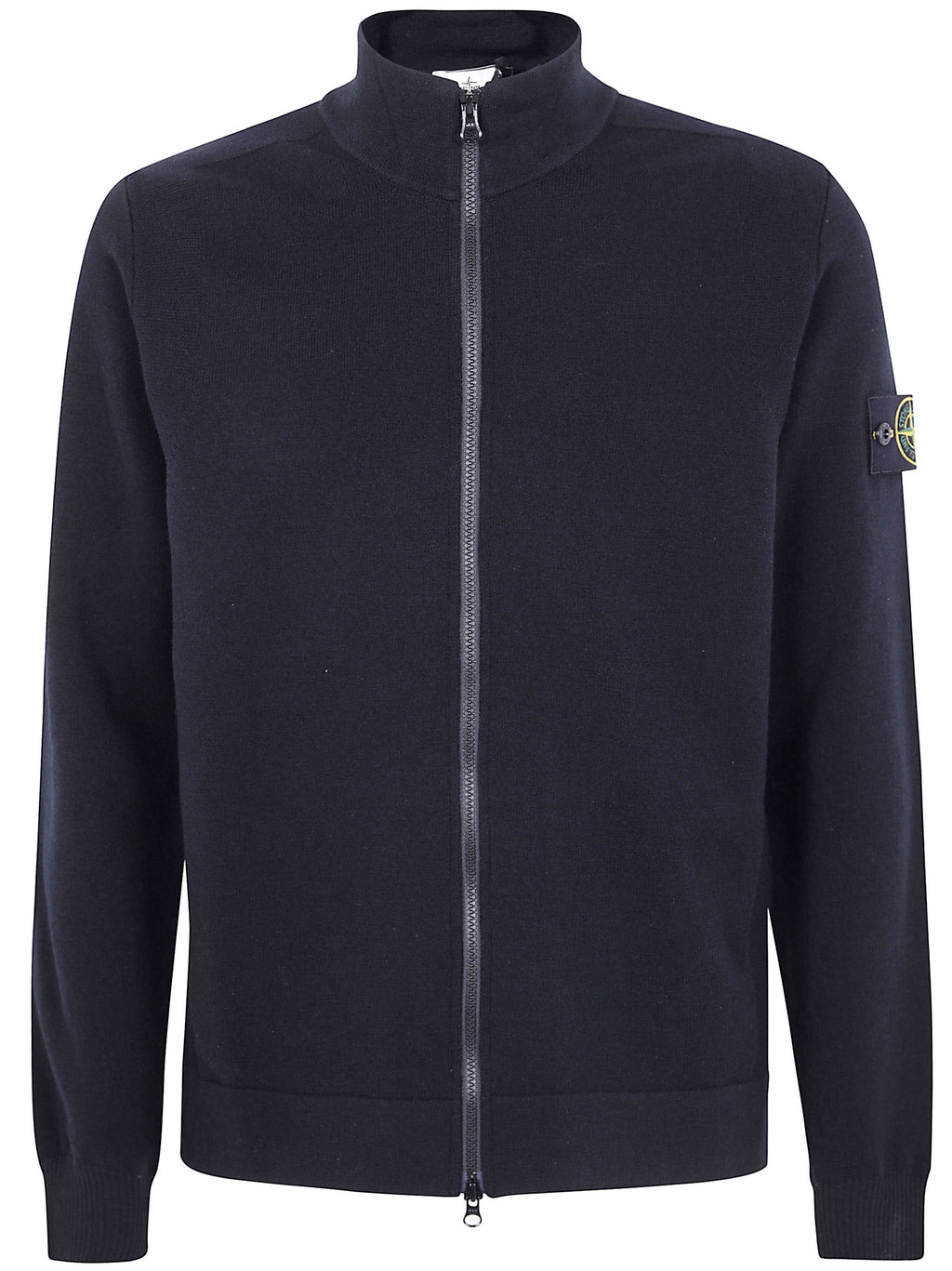Stone Island Men Stretch Rws Wool Cardigan