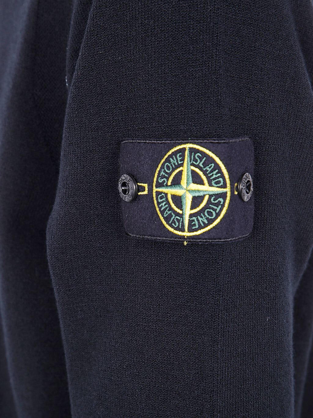 Stone Island Men Stretch Rws Wool Cardigan