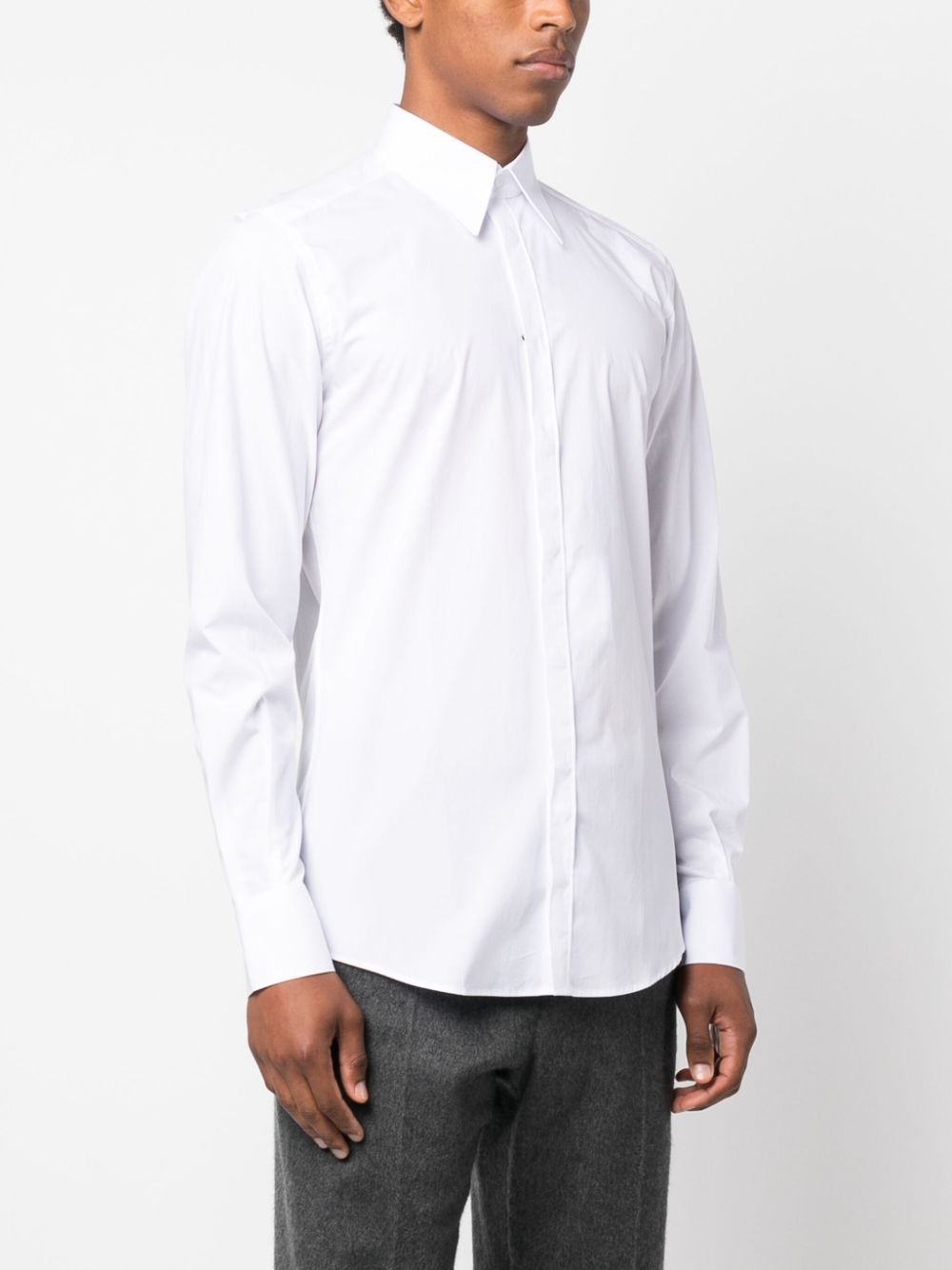 Dolce & Gabbana Men Regular Fit Cotton Shirt