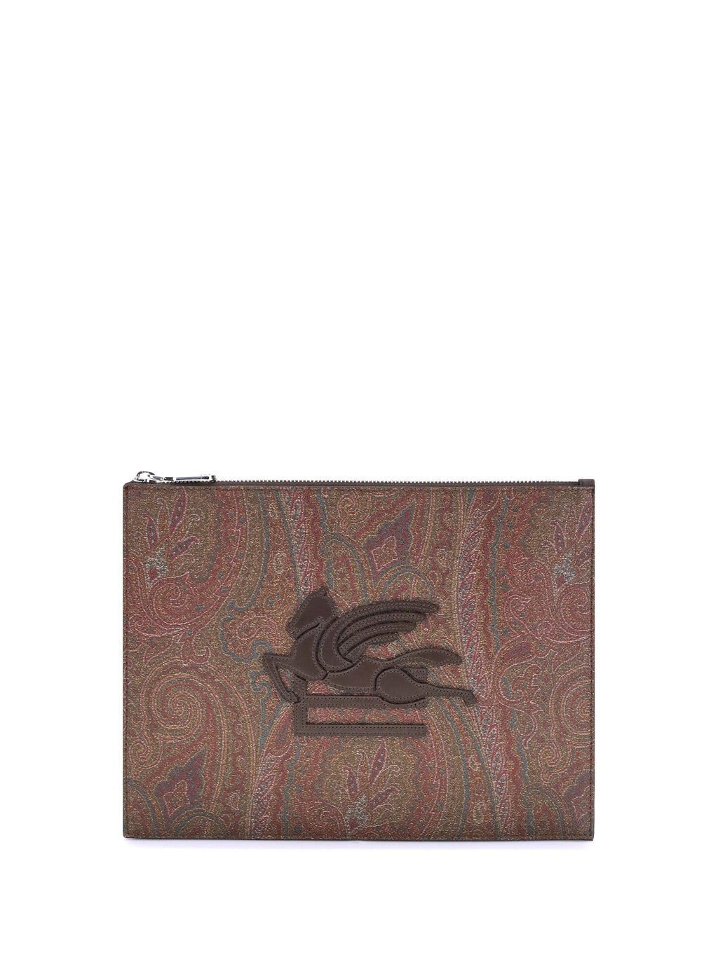 Etro Men Arnica Pouch With Pegaso