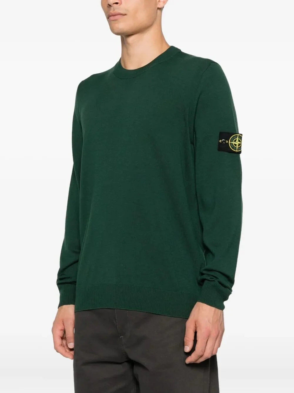 Stone Island Men `Light Rws Pure Wool` Crew-Neck