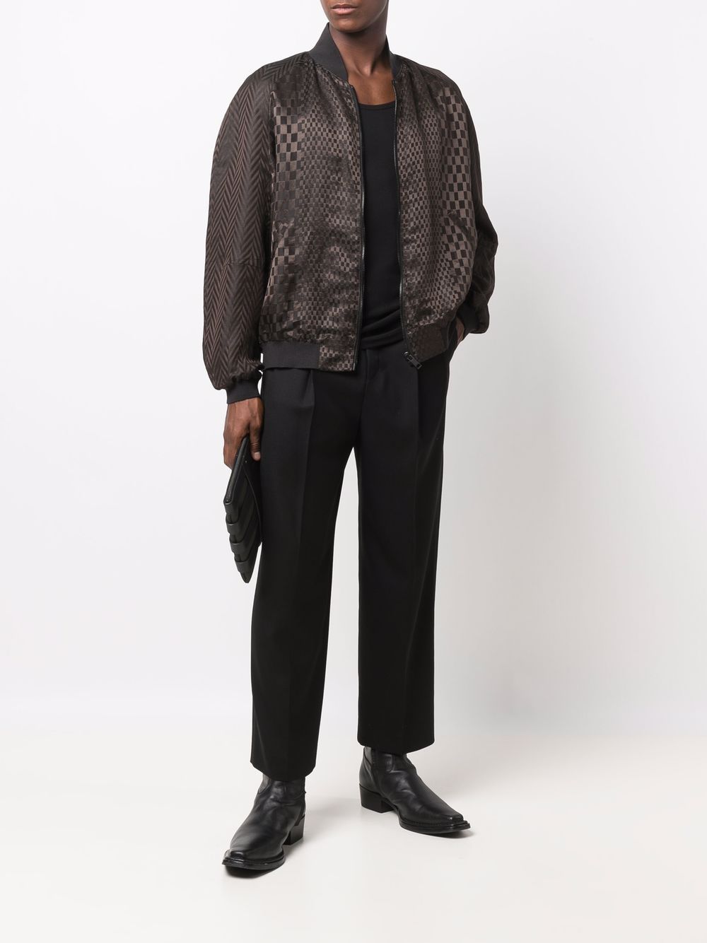 Tom Ford Men Cotton Blend Ribbed Tank Top