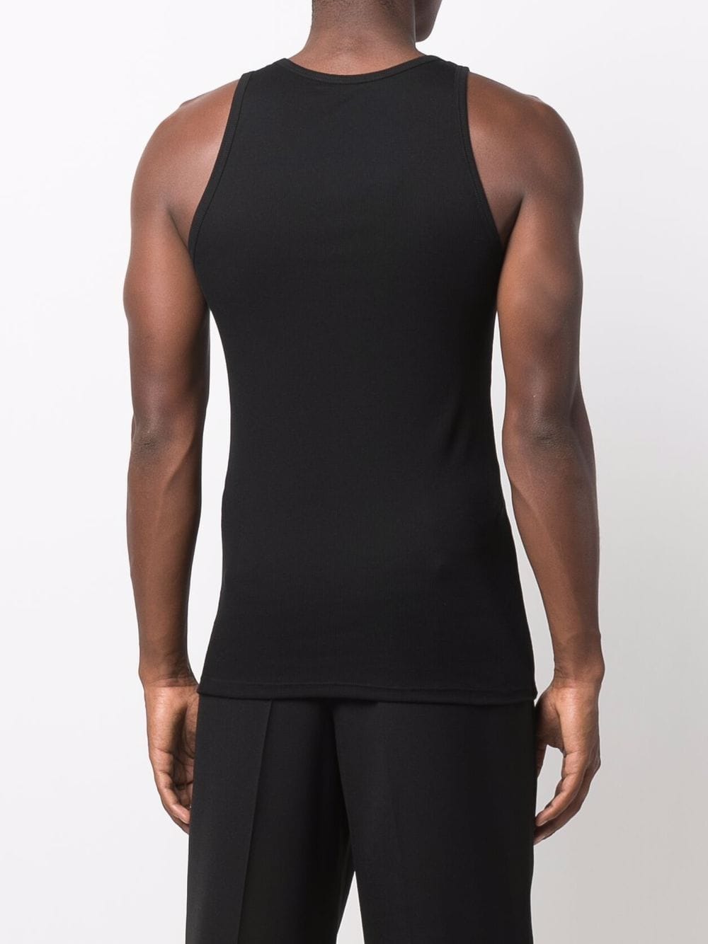 Tom Ford Men Cotton Blend Ribbed Tank Top