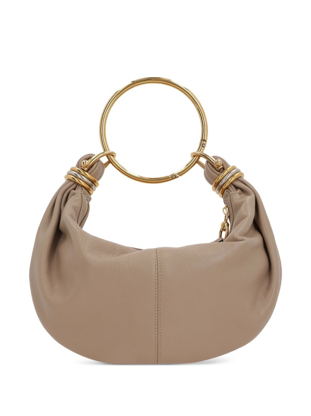 Chloe Women Small Bracelet Hobo Bag In Grained Leather