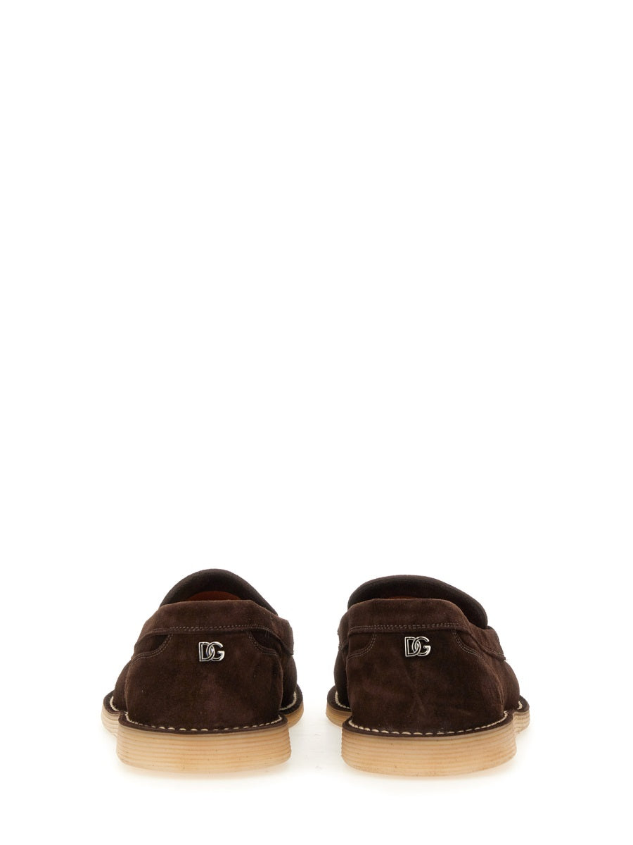 Dolce & Gabbana Men Suede Loafer