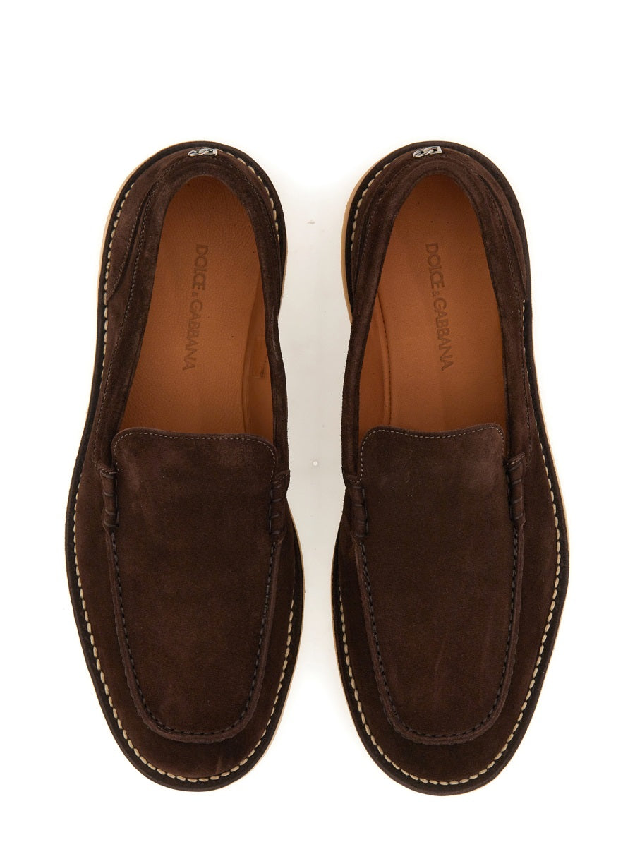 Dolce & Gabbana Men Suede Loafer