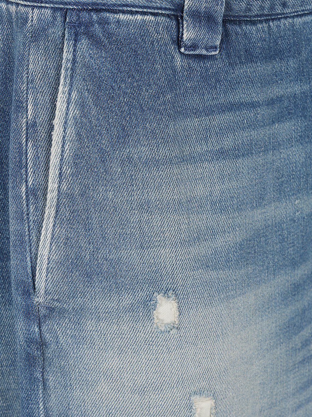 Golden Goose Men Journey M`S New Chino Norton Denim Pant Destroyed Archive Wash