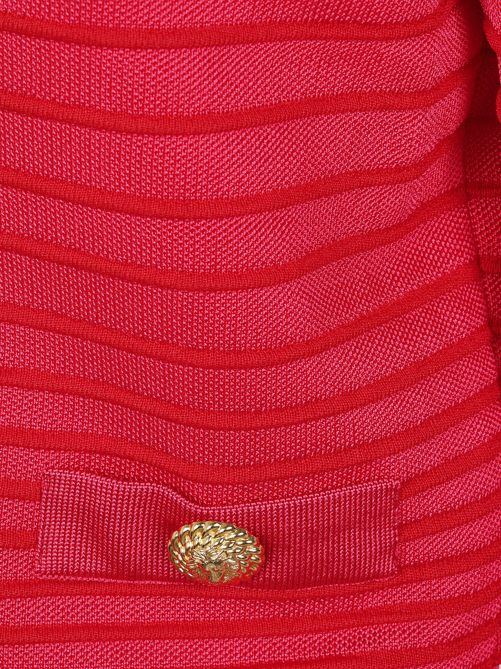 Balmain Women Lon Sleeves Side To Side Flechage Knit Cardigan