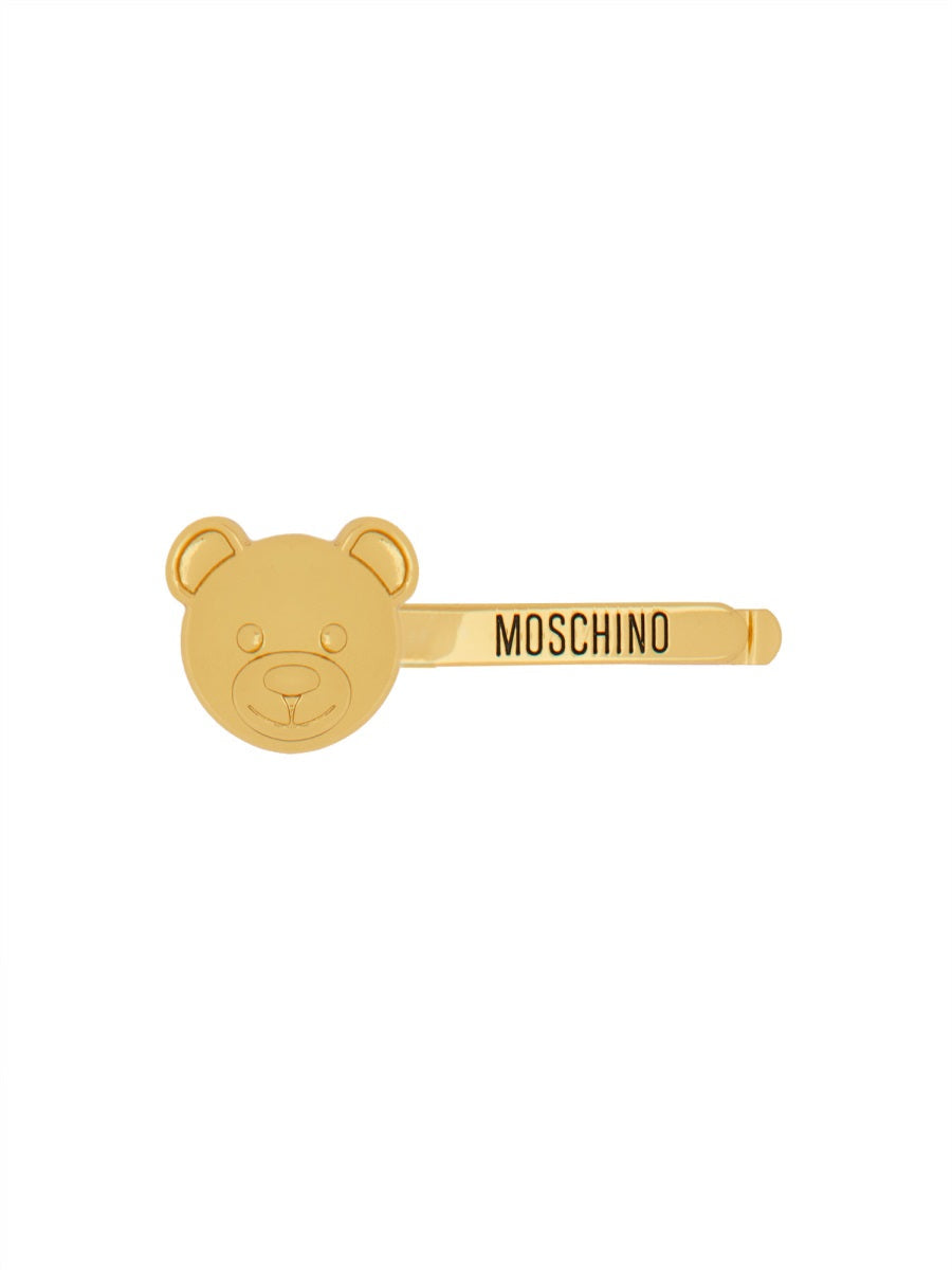 Moschino Women Teddy Bear Hair Pin