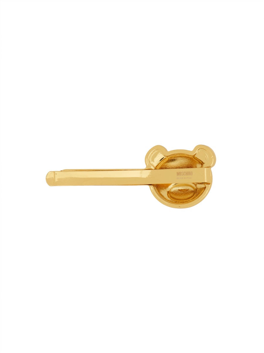 Moschino Women Teddy Bear Hair Pin