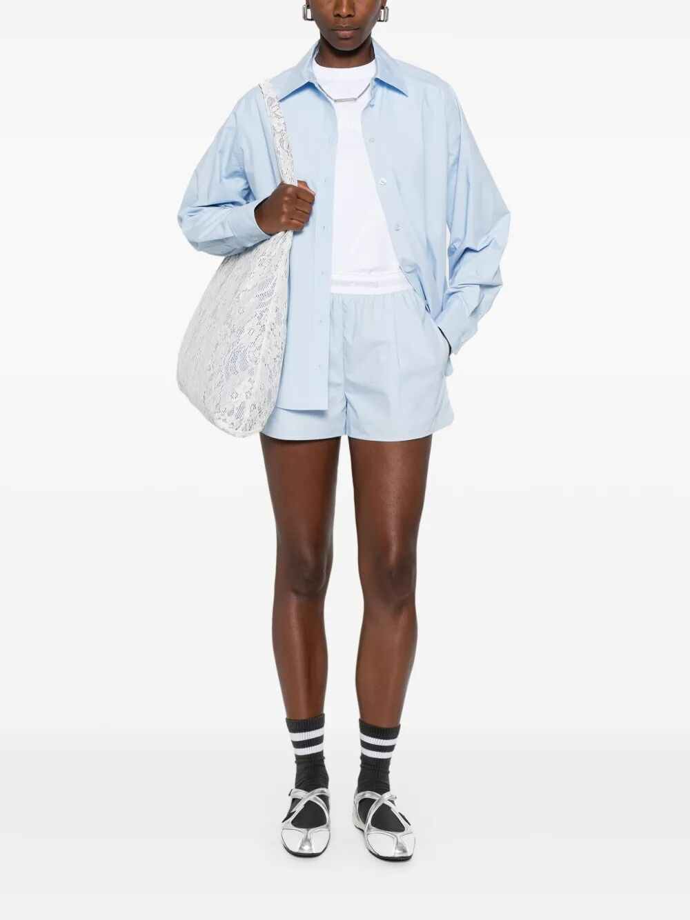 Alexander Wang Women Oversized Cotton Shirt