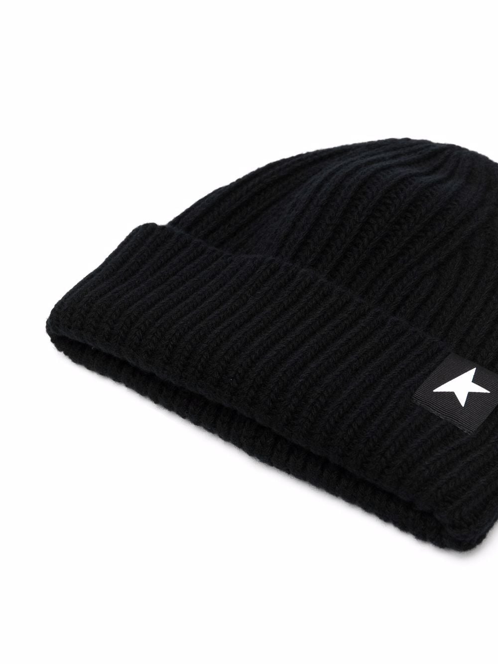 Golden Goose Men Wool Beanie With Star Patch