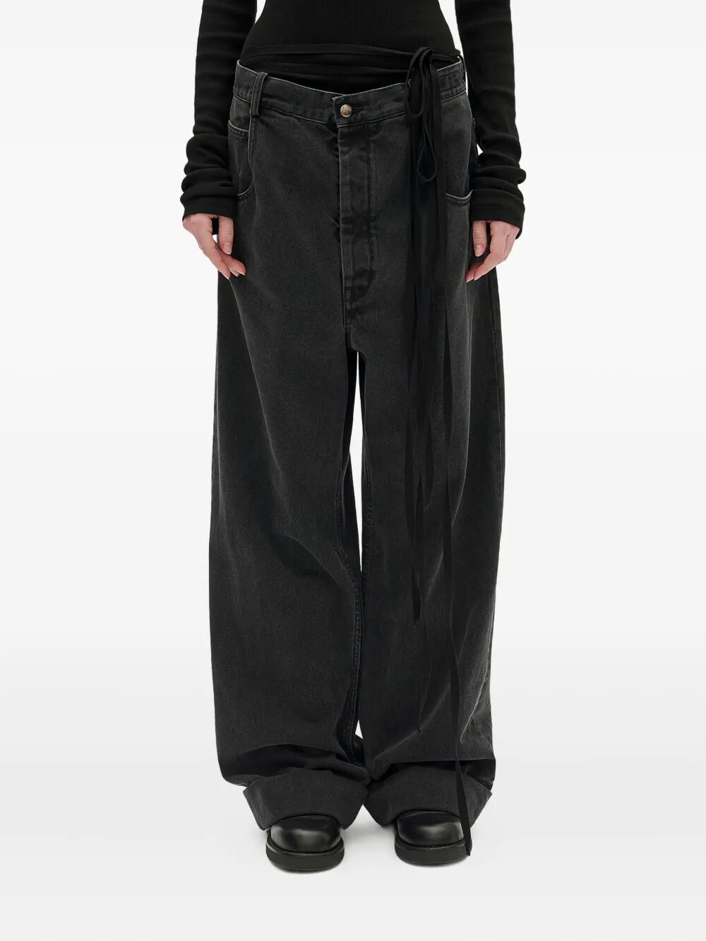 Ann Demeulemeester Women "Kristel" 5-Pockets High Comfort Trousers