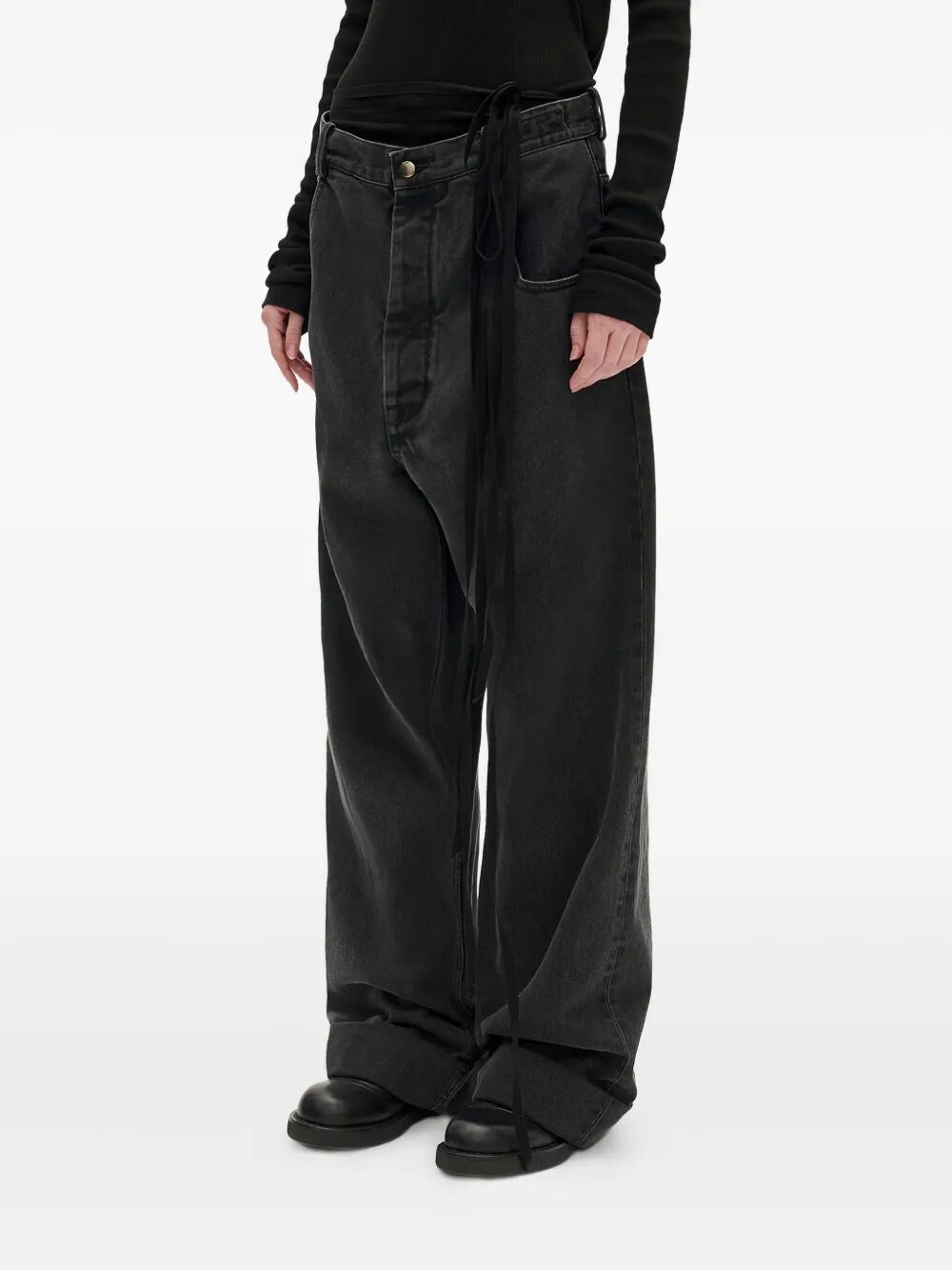 Ann Demeulemeester Women "Kristel" 5-Pockets High Comfort Trousers