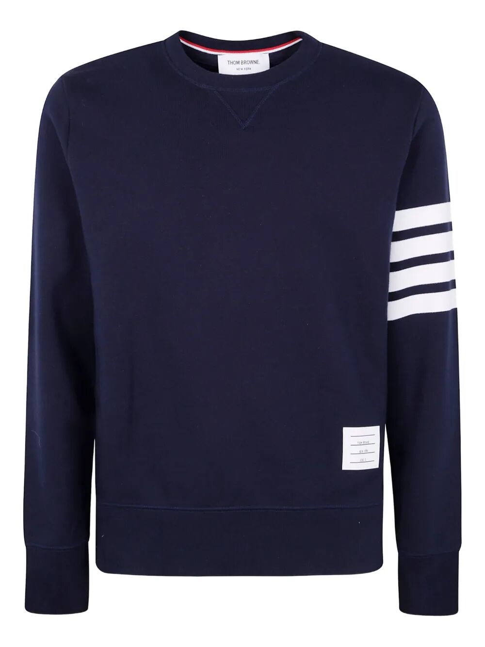 Thom Browne Men Classic Sweatshirt In Classic Loopback With Engineered 4 Bar