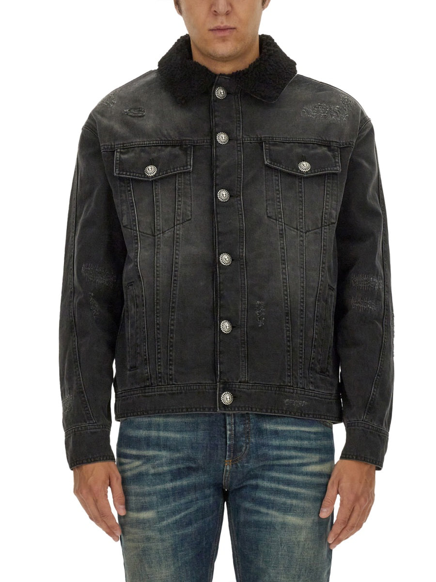 Balmain Men Destroyed Jacket