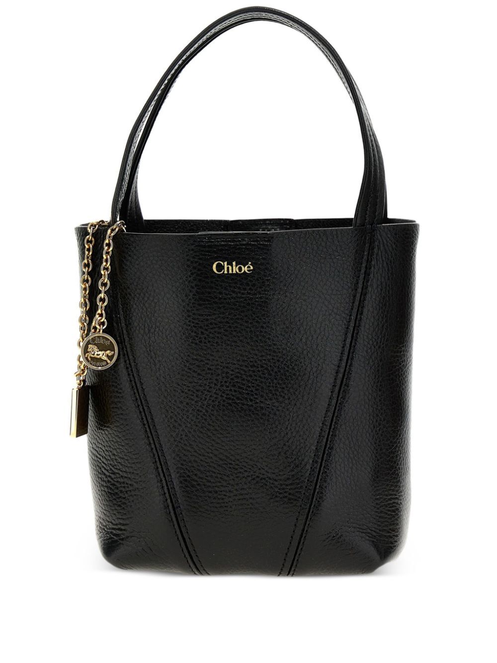 Chloe Women Small Chloé Spin Tote Bag In Grained Leather
