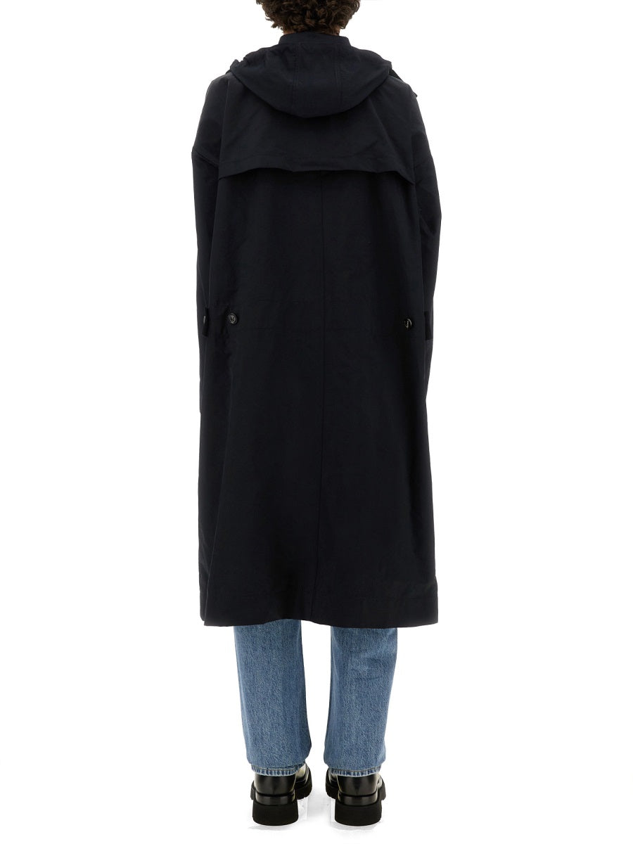 Bottega Veneta Men Hooded Trench Coat