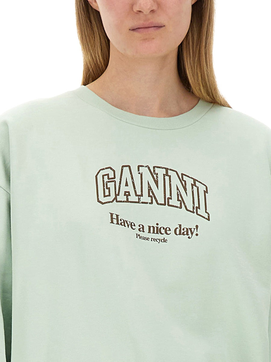 Ganni Women Oversize Sweatshirt