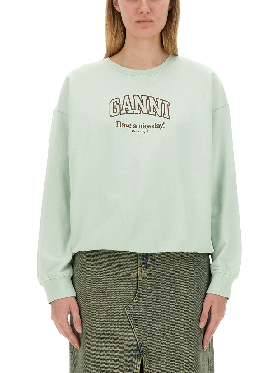 Ganni Women Oversize Sweatshirt