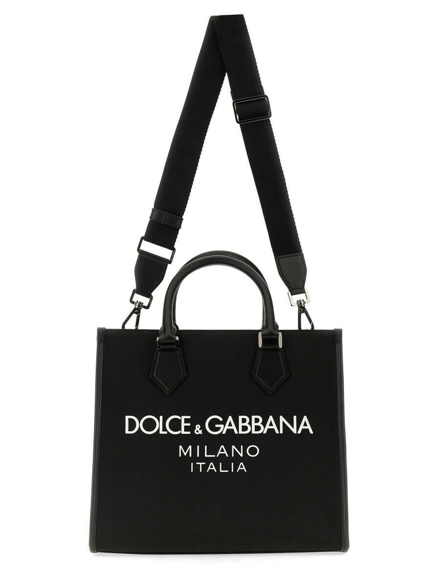 Dolce & Gabbana Men Shopping Bag With Logo