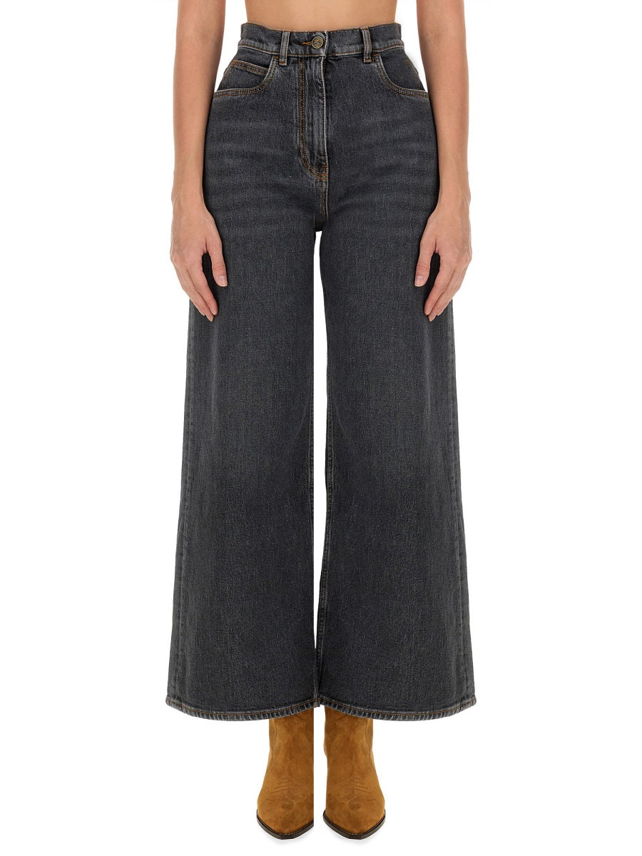 Etro Women Baggy Jacquard Jeans