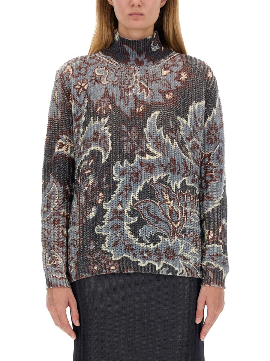 Etro Women Printed Wool Sweater