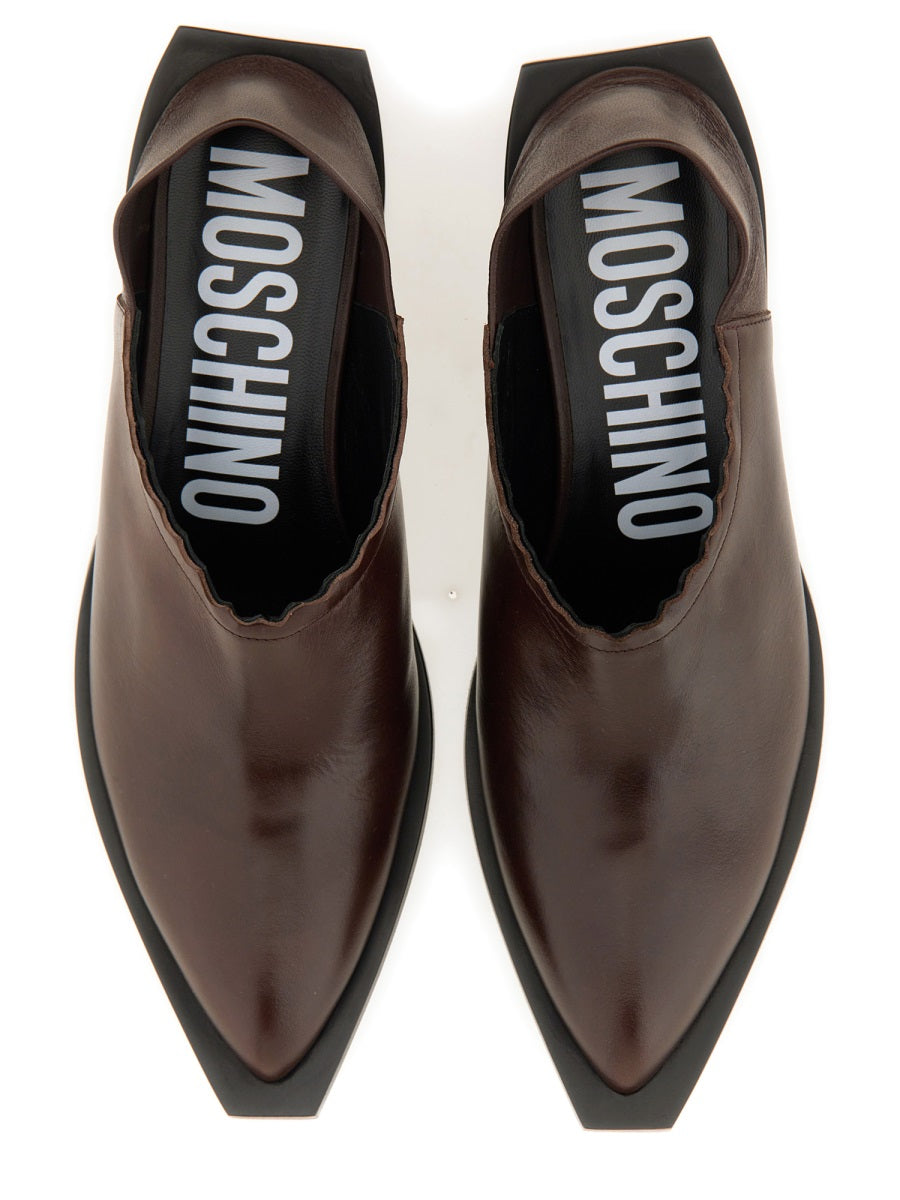 Moschino Women Shootie Cuban Heel