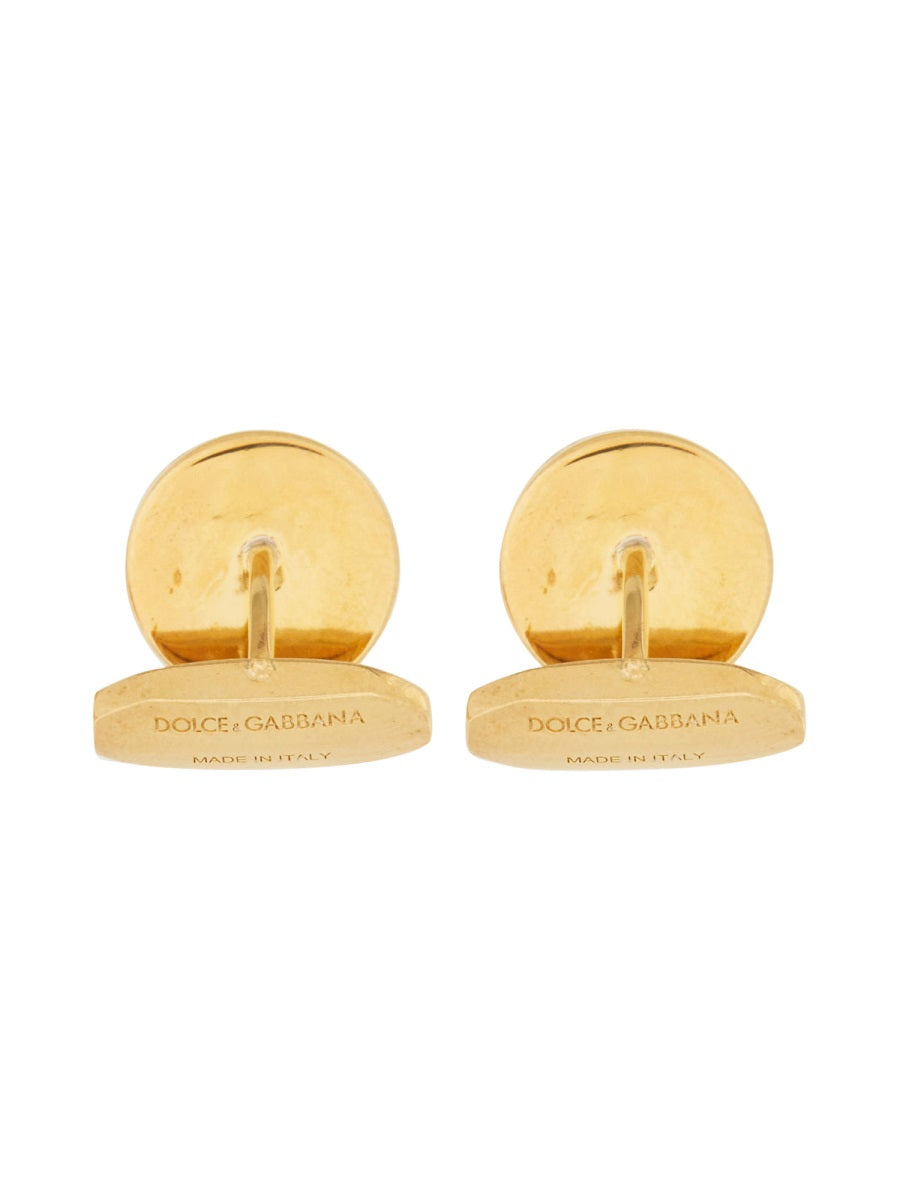 Dolce & Gabbana Men Cufflinks With Logo