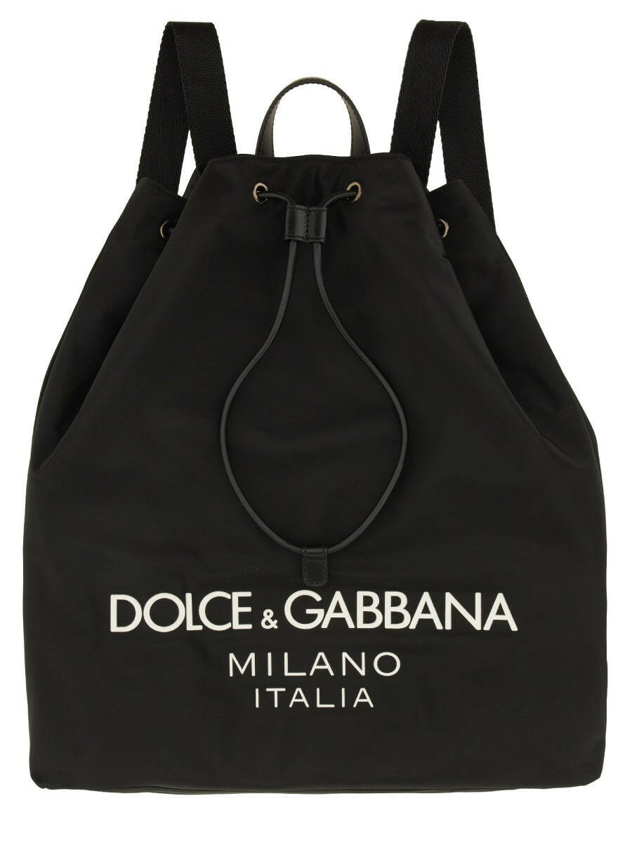 Dolce & Gabbana Men Nylon Backpack