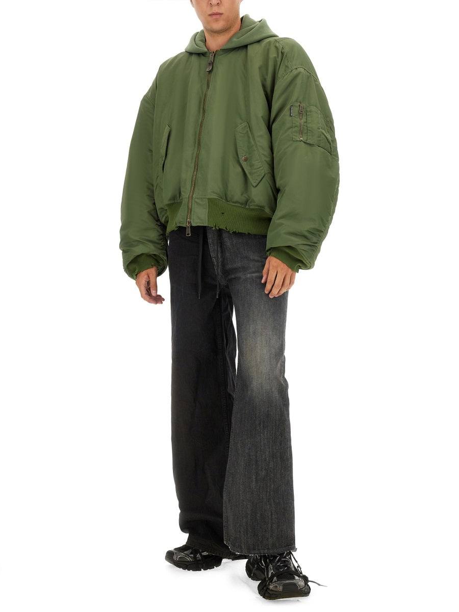 Balenciaga Men Fifty-Fifty Jeans