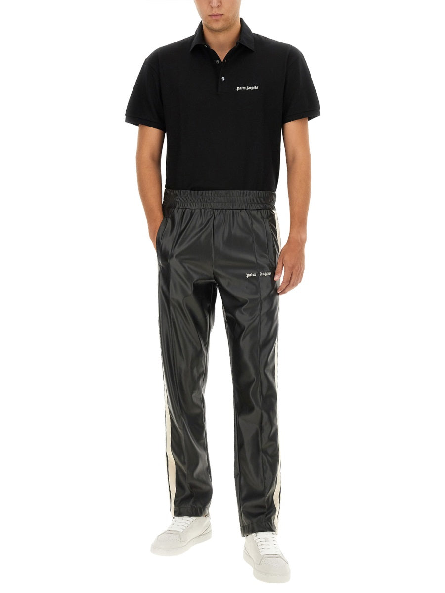 Palm Angels Men Polo With Logo