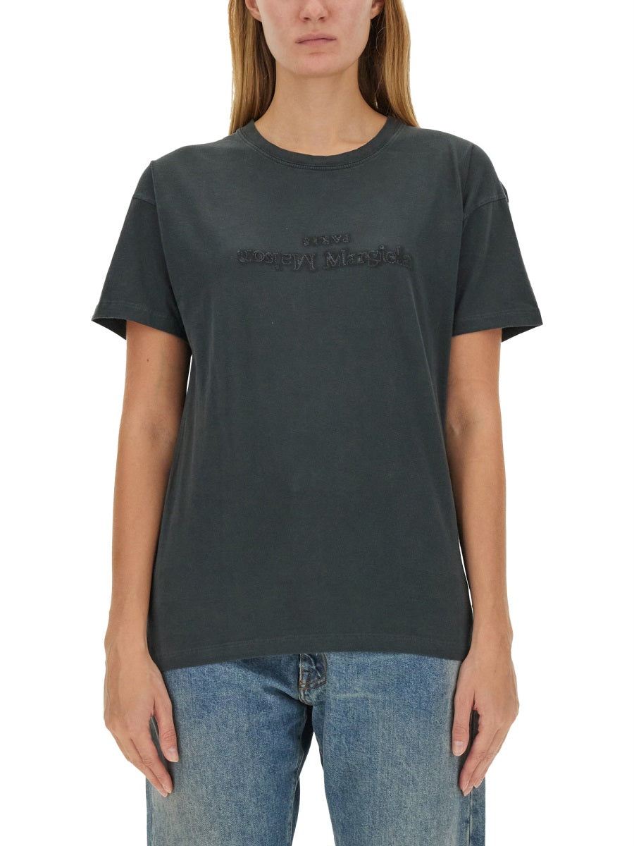 Maison Margiela Women T-Shirt With Logo