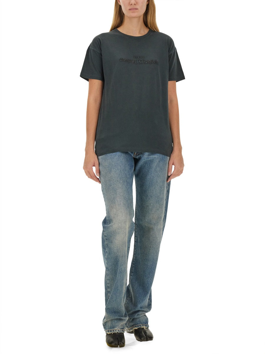 Maison Margiela Women T-Shirt With Logo