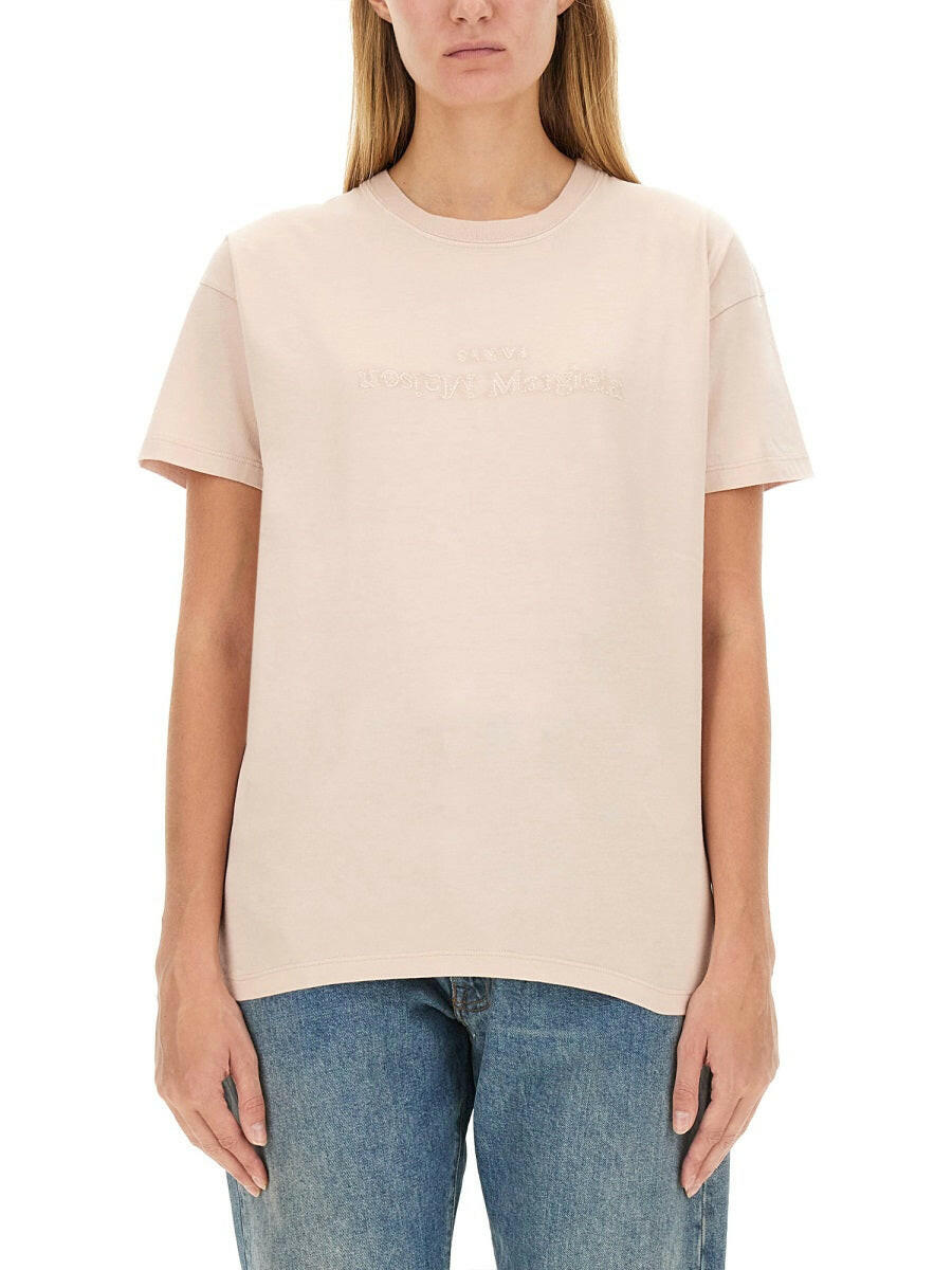 Maison Margiela Women T-Shirt With Logo