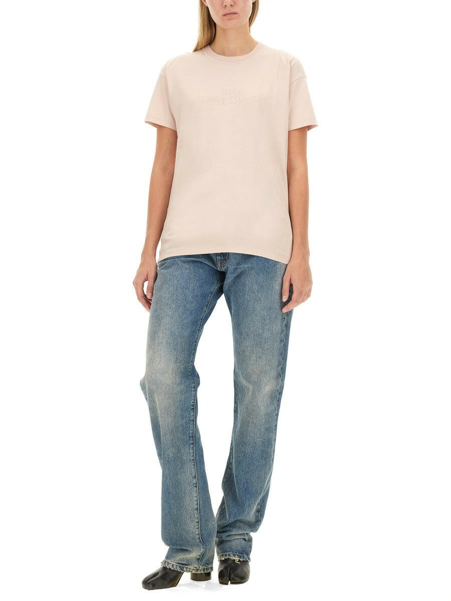 Maison Margiela Women T-Shirt With Logo