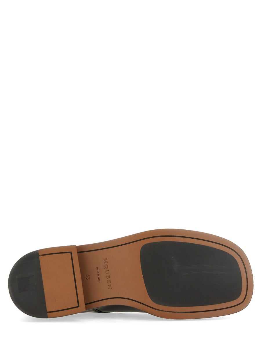 Alexander Mcqueen Men Leather Derby.